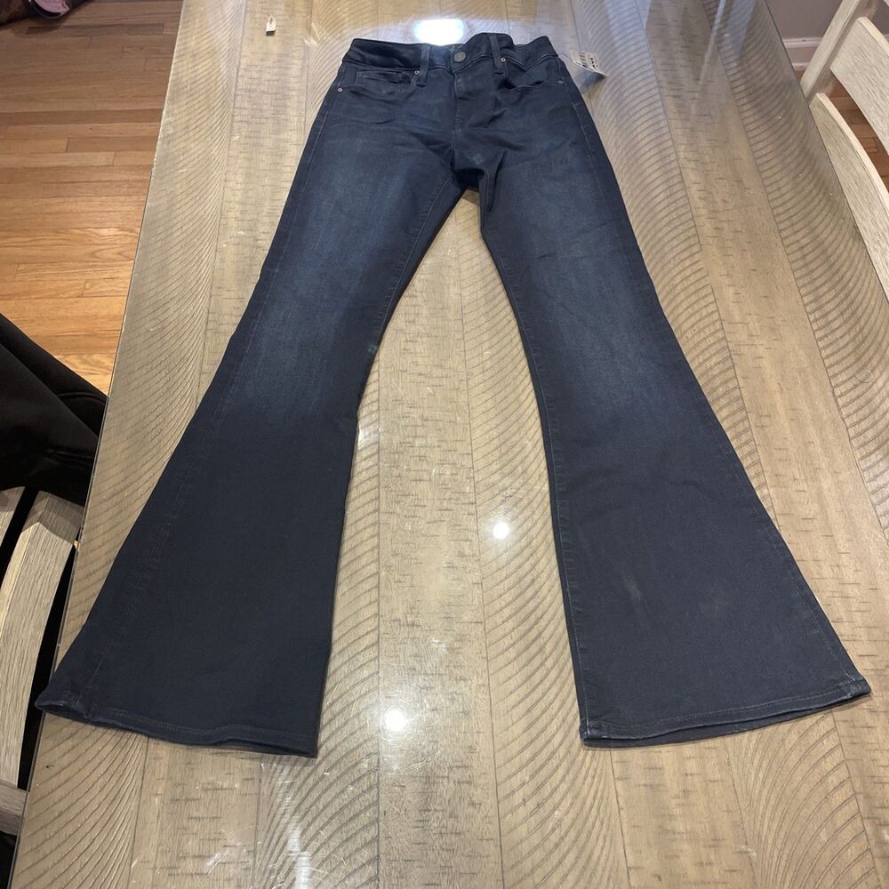 Mavi Peace 26/32 Women's Mid Rise Skinny flare  Denim Jeans